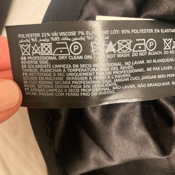 NWT Ever New Milly Military Button Blazer, Black Sz 2 - Picture 8 of 9